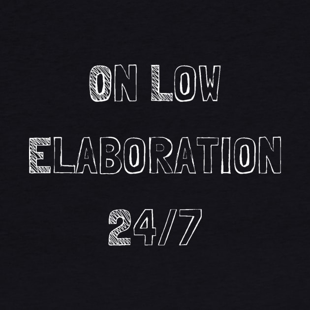 Low Elaboration - Dark Colors by MartaMS